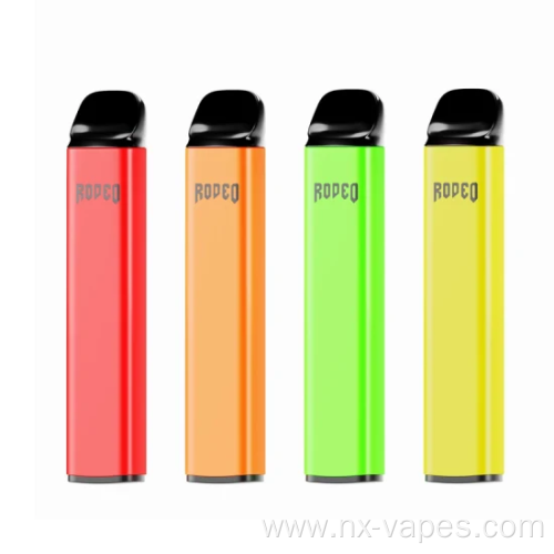Wholesales Rodeo 1600 Puffs Disposable Vape